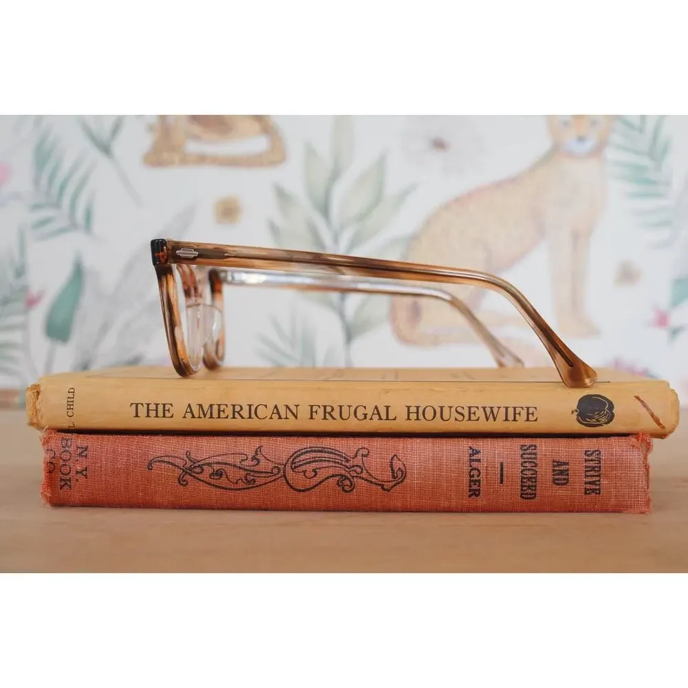 Vintage 1960s Cateye Eyeglasses Artcraft USA Rockabilly Pin Up Retro Preppy
